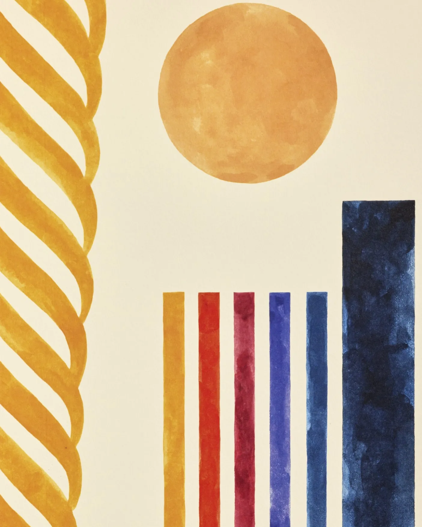 Affiche Escalier Murat - multicolore