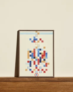 Affiche Salle Des Fetes multicolore