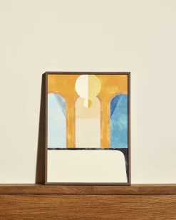 Affiche Salon Dore multicolore