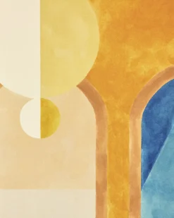 Affiche Salon Dore multicolore