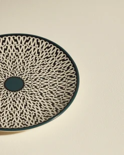 Assiette à dessert Sarah - Radis Noir