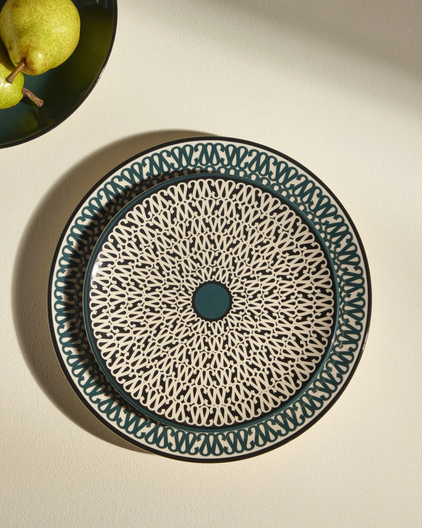 Assiette à dessert Sarah - Radis Noir