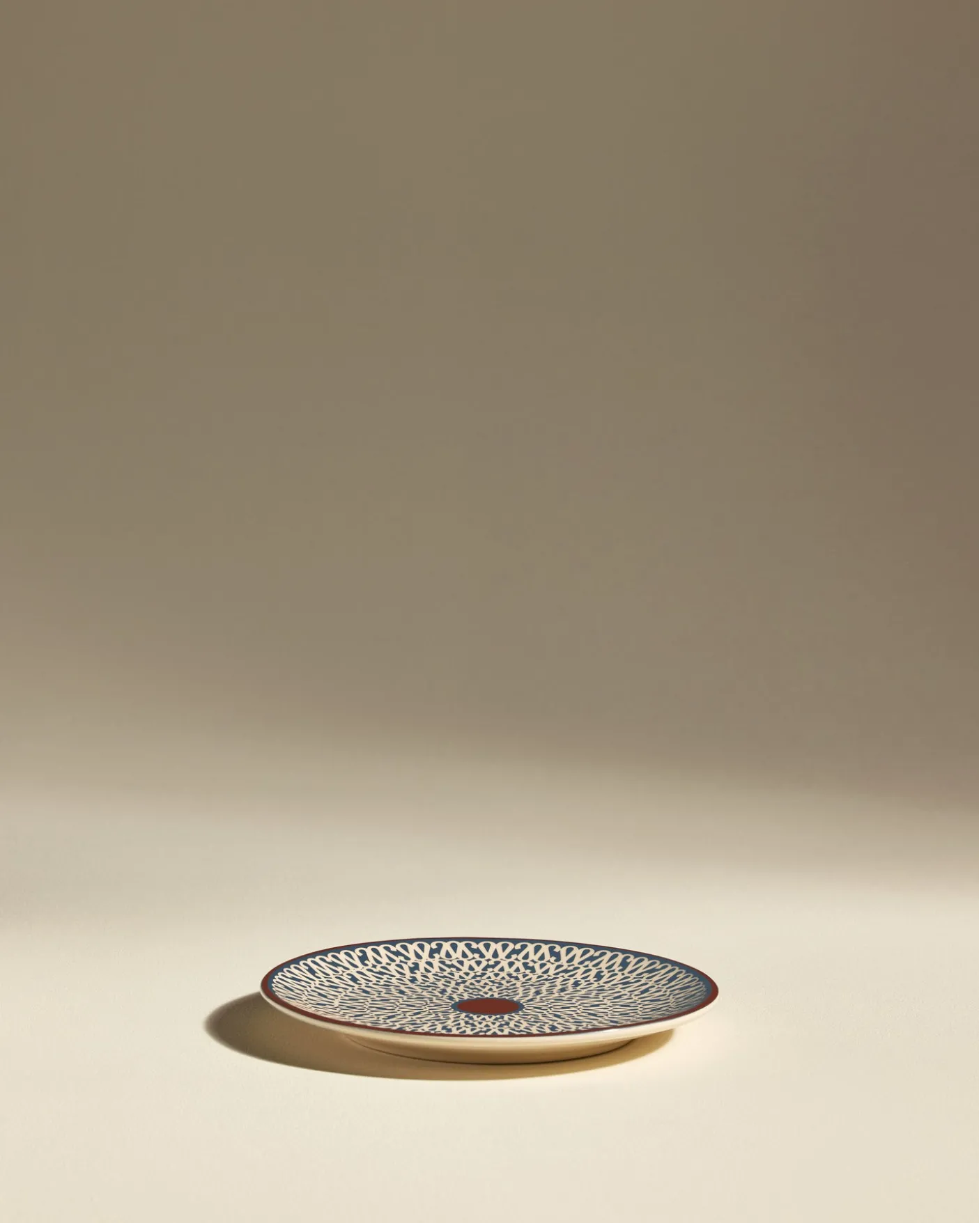 Assiette à dessert Sarah - Carmin