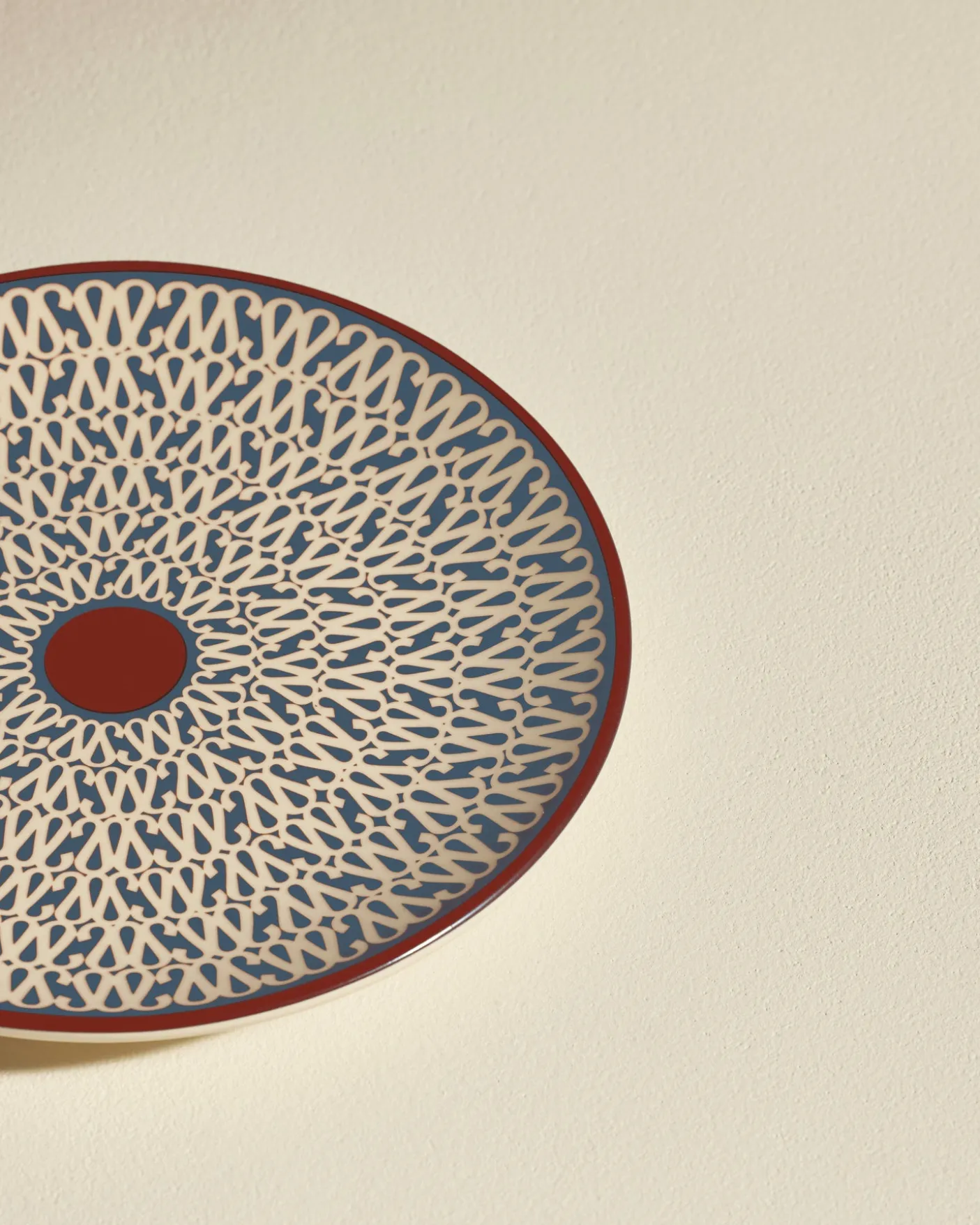 Assiette à dessert Sarah - Carmin