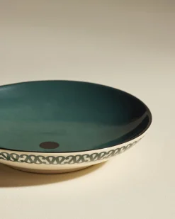 Assiette creuse Sarah - Bleu Sarah