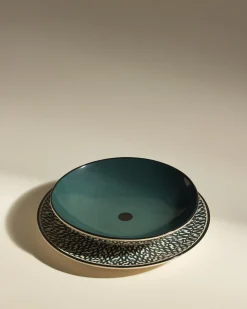 Assiette creuse Sarah - Bleu Sarah