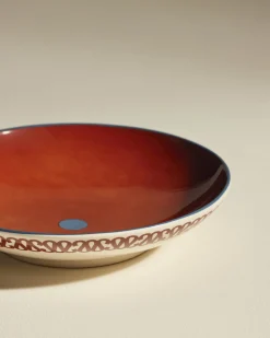 Assiette creuse Sarah - Carmin