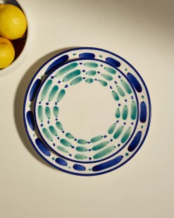 Assiette plate Aura - Outremer