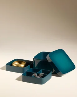 Boîte à bijoux Oscar - Bleu Sarah