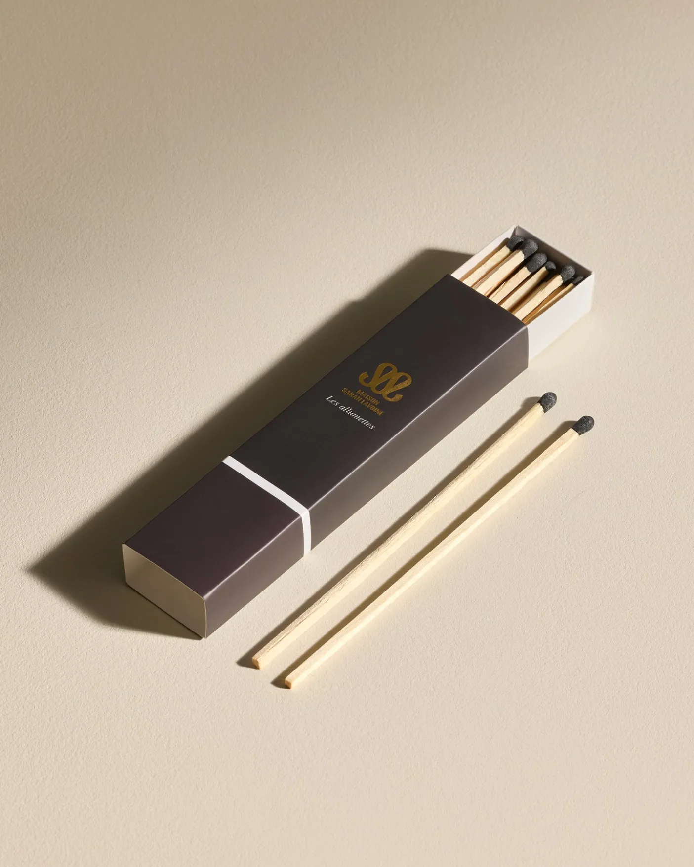 Boîte allumettes - Noir