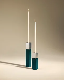 Bougeoir Oscar - Bleu Sarah