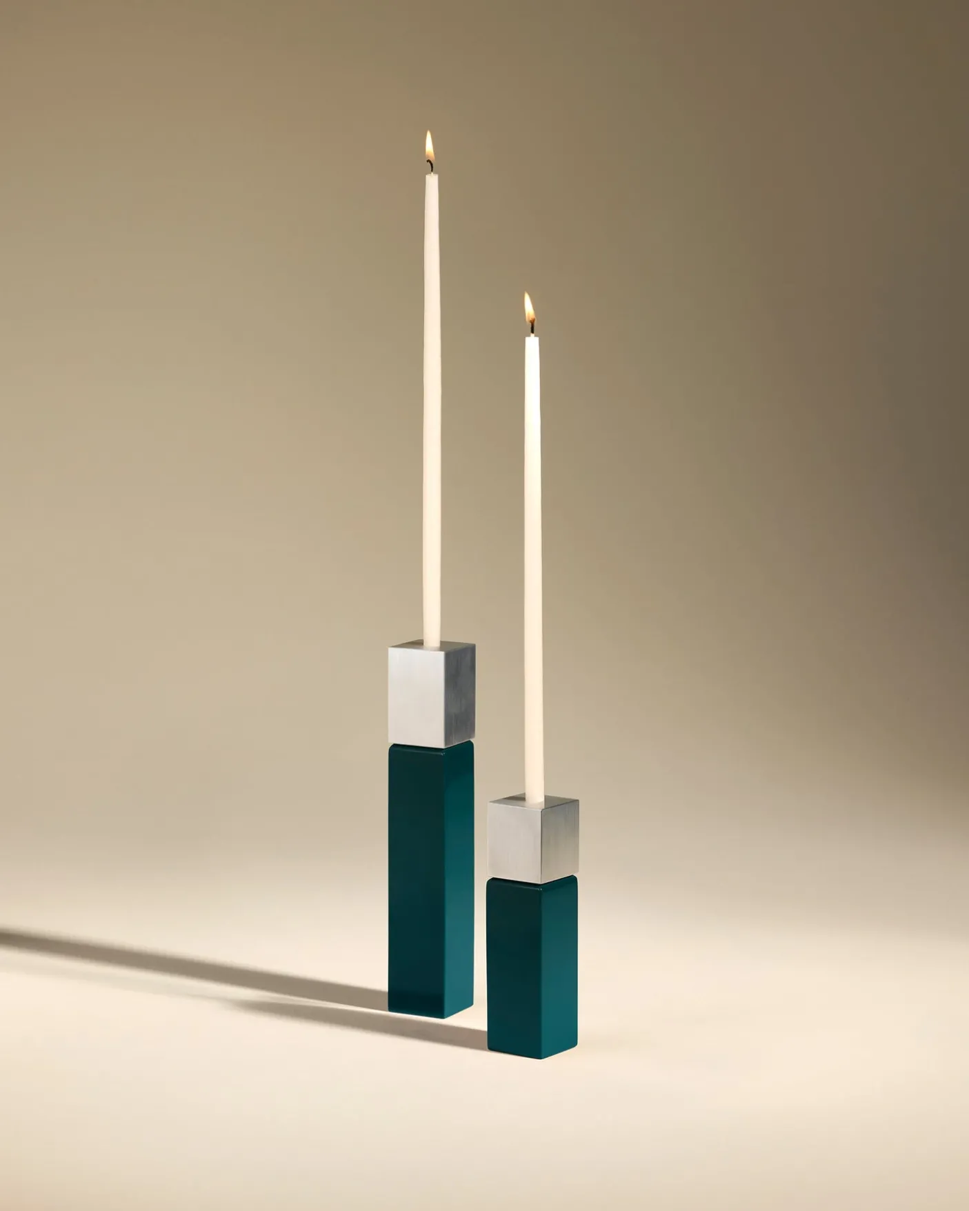 Bougeoir Oscar - Bleu Sarah