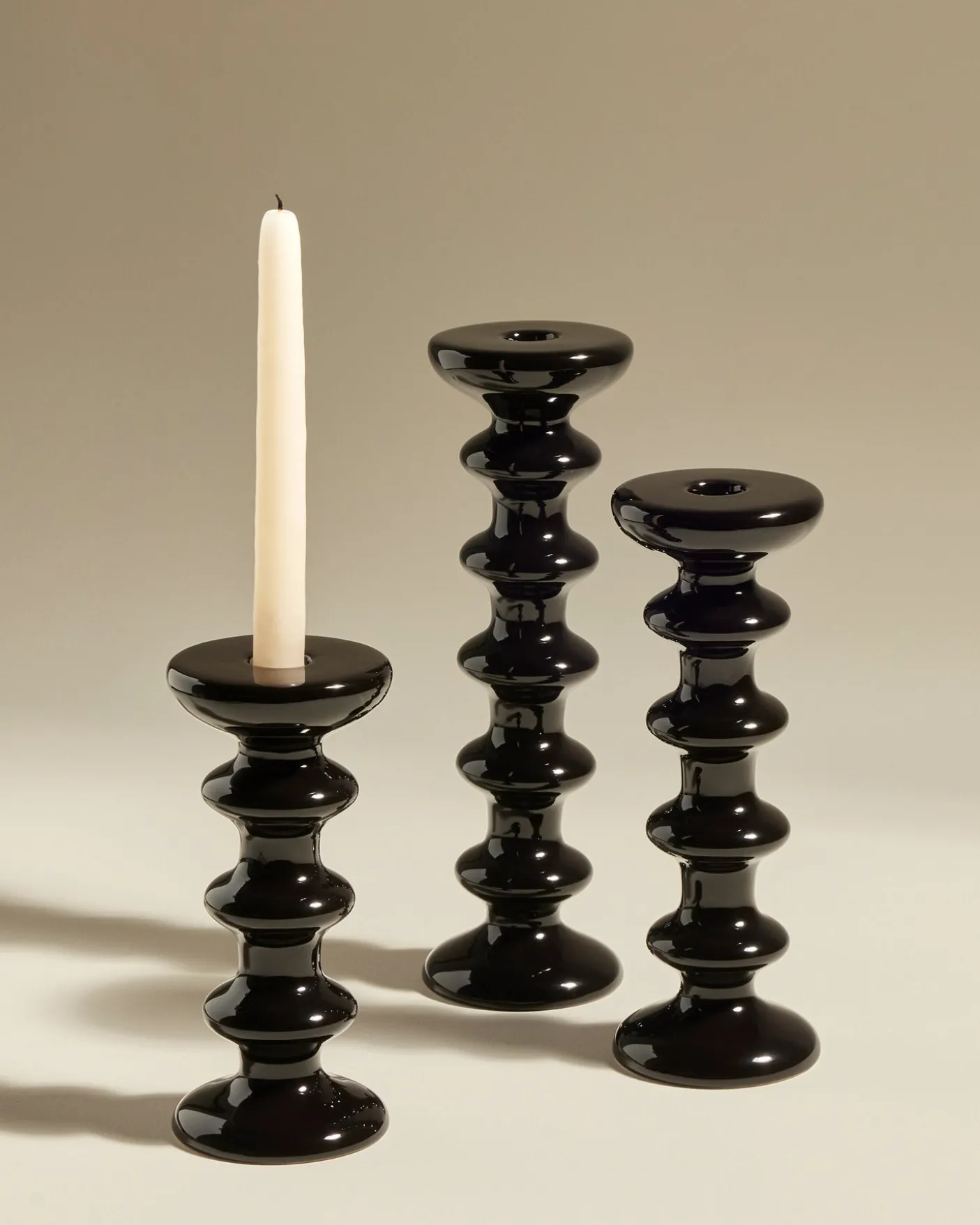 Bougeoir Slave - Noir