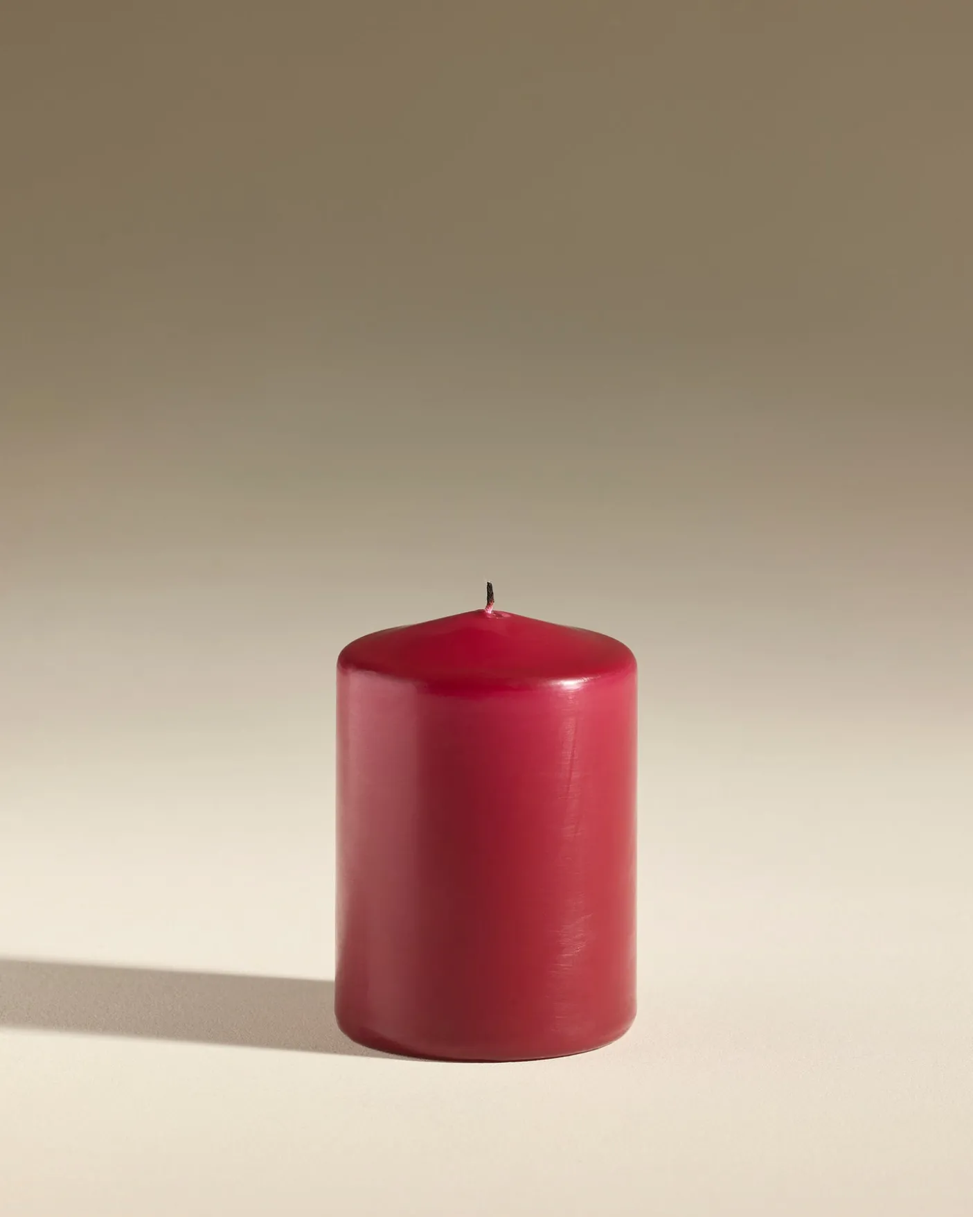 Bougie Pilier - Carmin