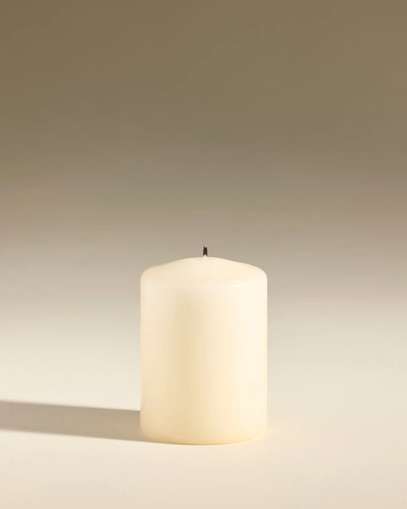 Bougie Pilier - Ecru