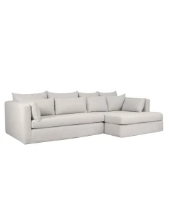 Canapé d'angle SuperBox - Angle à droite - Gris clair