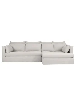 Canapé d'angle SuperBox - Angle à droite - Lin