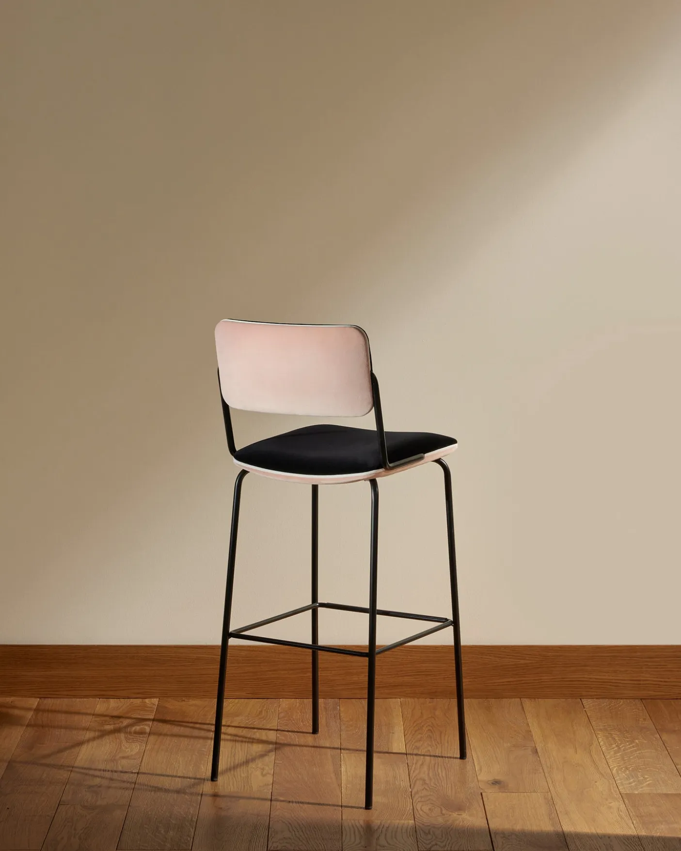 Chaise de bar Double Jeu - Rose