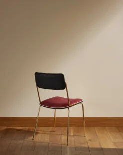 Chaise Double Jeu - Doré / Cassis
