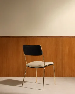 Chaise Double Jeu - Doré / Lin