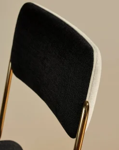 Chaise Double Jeu - Doré / Noir