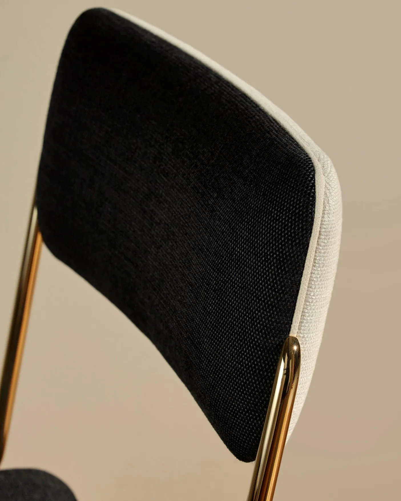 Chaise Double Jeu - Doré / Noir