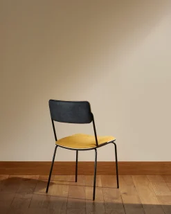 Chaise Double Jeu - Noir / Ocre