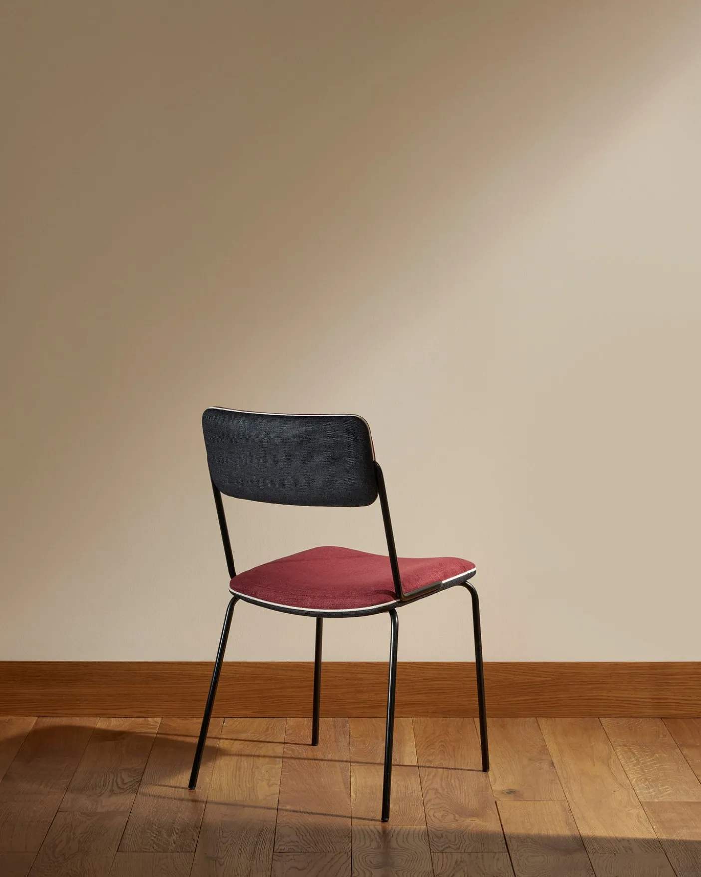 Chaise Double Jeu - Noir / Cassis