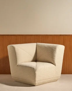 Chauffeuse d'Angle Chill - Ecru