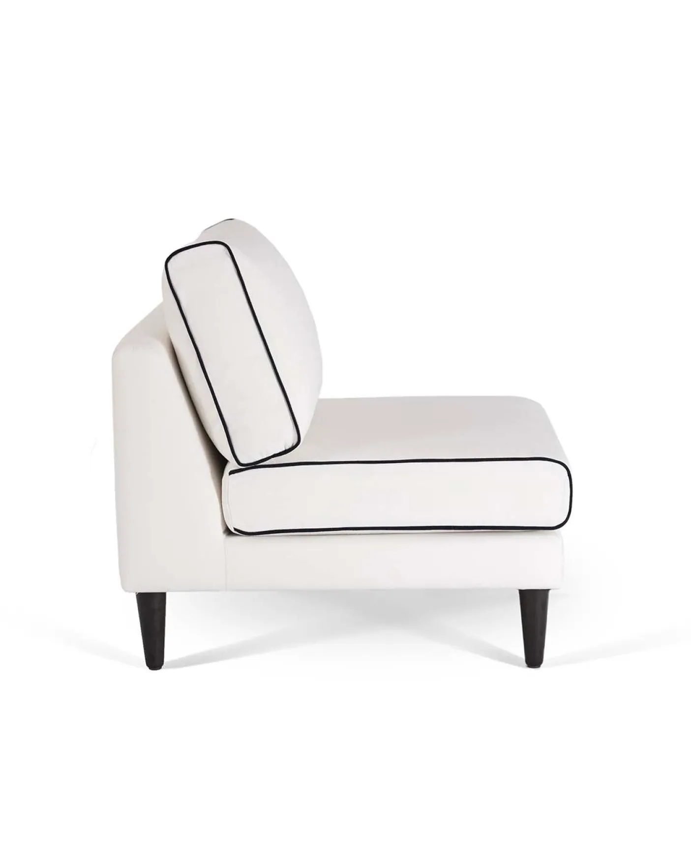 Chauffeuse Noa - Blanc / Noir