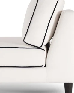 Chauffeuse Noa - Blanc / Noir