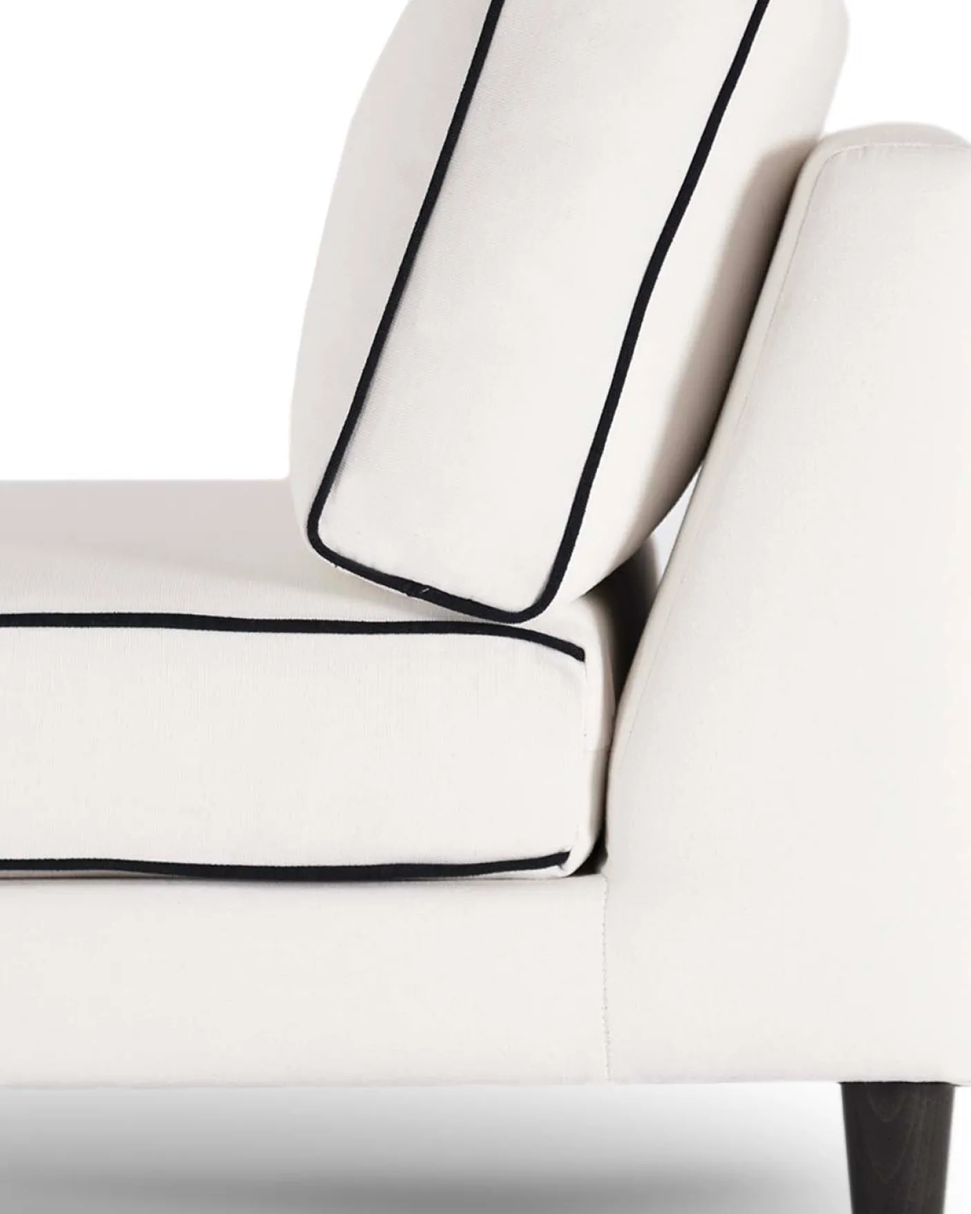 Chauffeuse Noa - Blanc / Noir