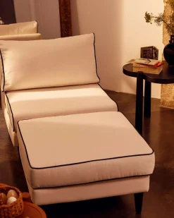 Chauffeuse Noa - Blanc / Noir