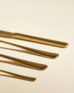 Coffret de Couverts Dorés