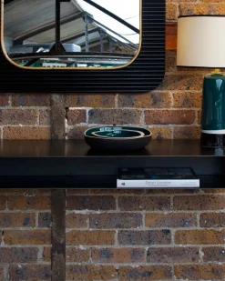 Console Tokyo Acier Ciré - Noir