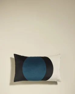 Coussin Lune - Bleu Sarah