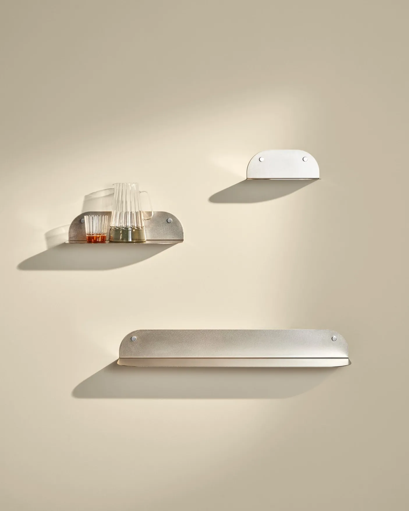 Etagère murale Tokyo - Inox brossé