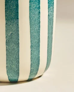 Grand vase décoratif Riviera - Bleu Sarah