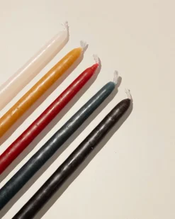 Les bougies fines - Multicolore