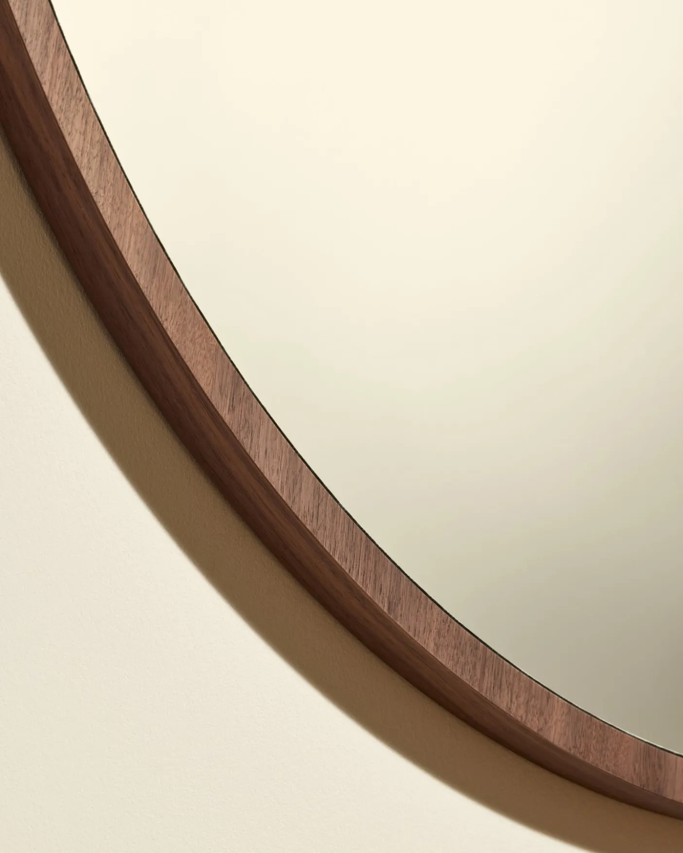 Miroir Bulle - Noyer