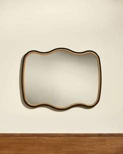 Miroir Noto 3 Vagues - Noir