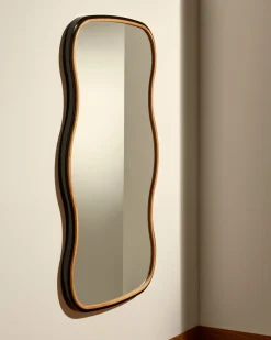 Miroir Noto 3 Vagues - Noir