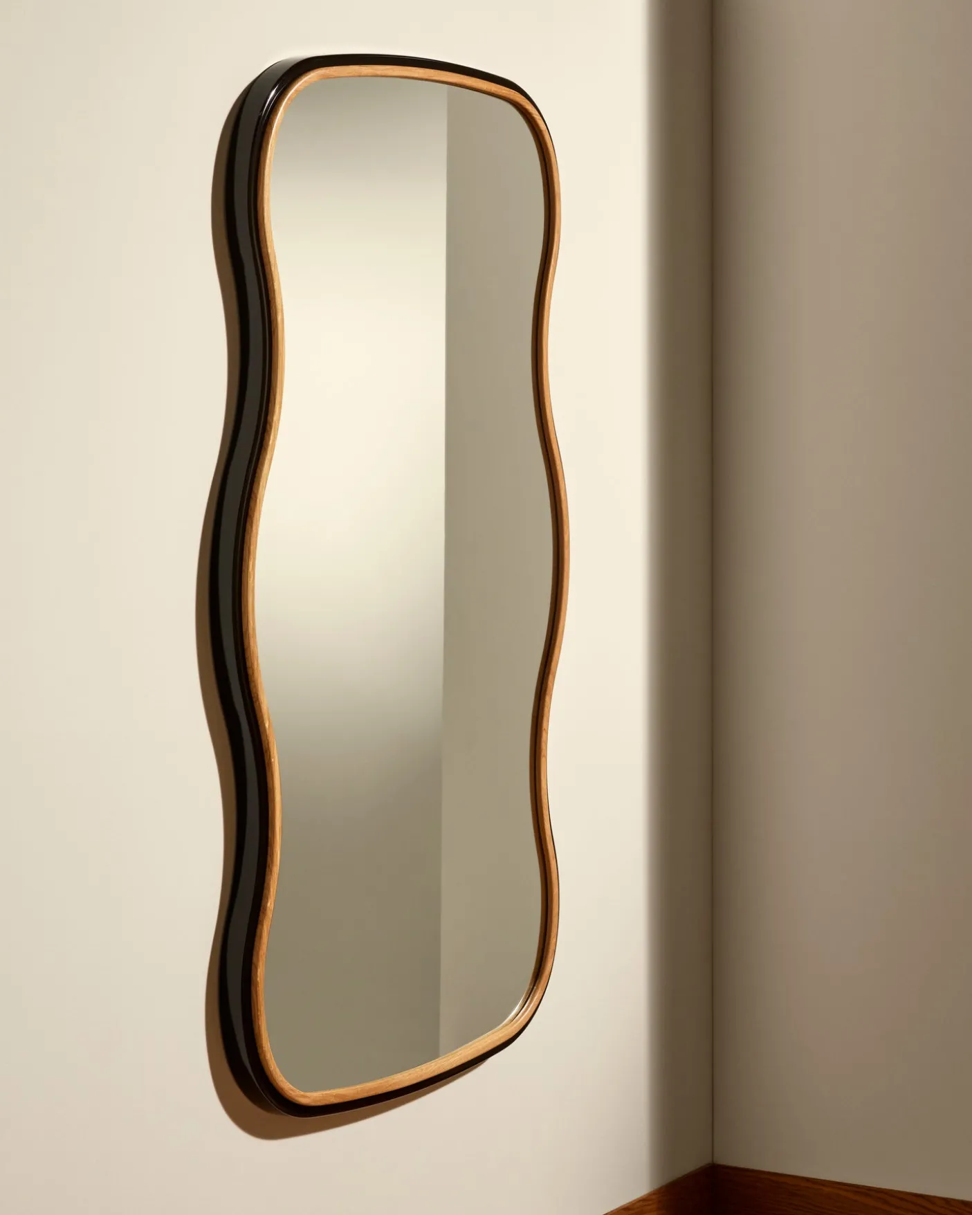 Miroir Noto 3 Vagues - Noir