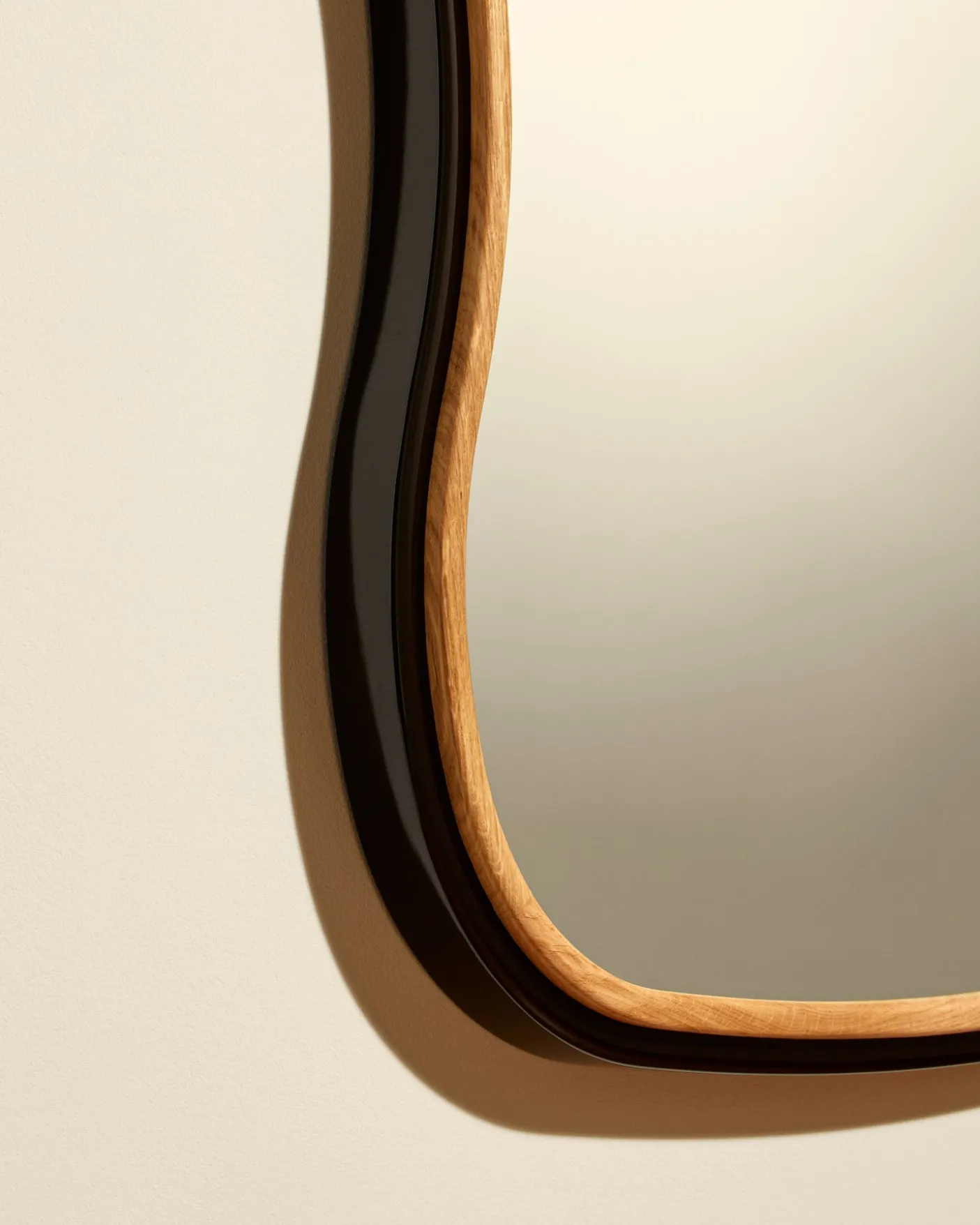 Miroir Noto 3 Vagues - Noir