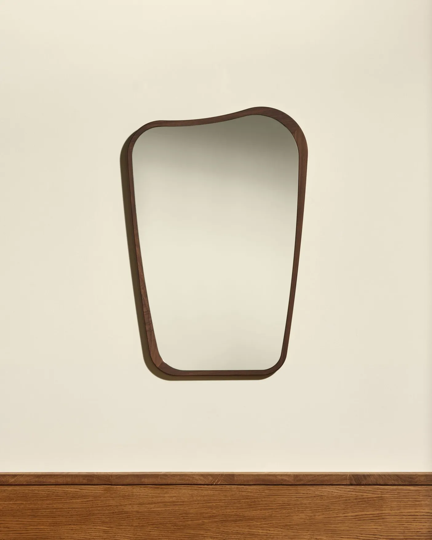 Miroir Organique - Noyer