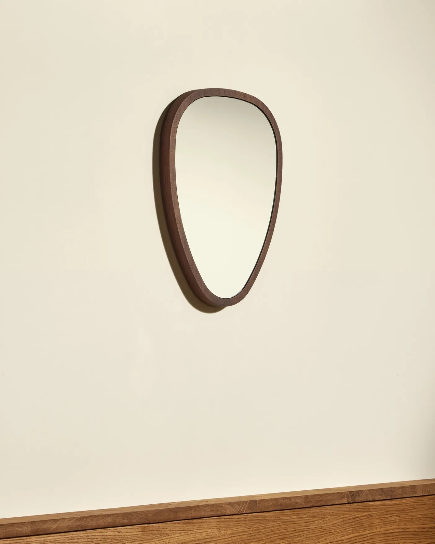 Miroir Ovo - Noyer