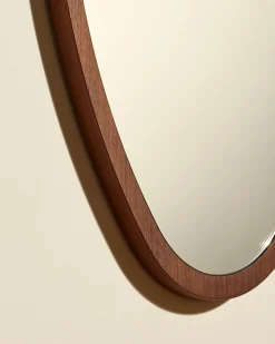 Miroir Ovo - Noyer