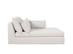 Méridienne SuperBox - Accoudoir droite - Gris clair