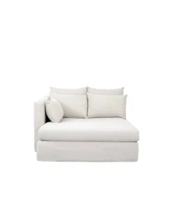 Méridienne SuperBox - Accoudoir gauche - Gris clair