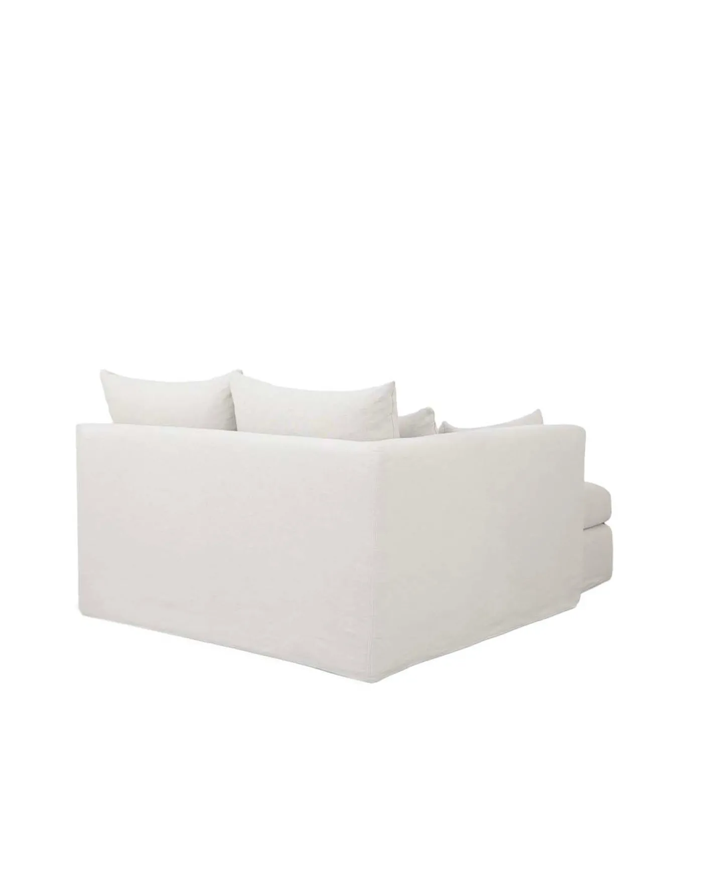 Méridienne SuperBox - Accoudoir gauche - Gris clair